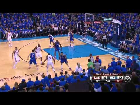 NBAPlayoffs: Serge Ibaka vs Los Angeles Clippers 2014.05.05 (2st Round - Game 1)