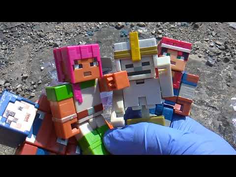 Minecraft Monday! NEW Mattel Figures for Minecraft Dungeons!