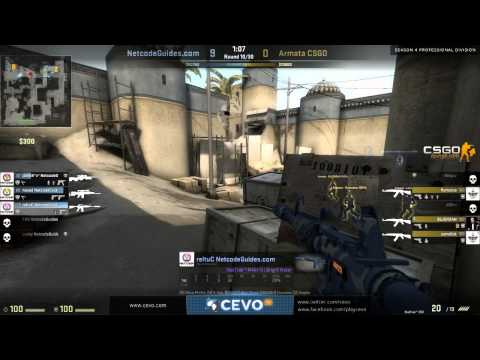 CEVO-Pro CS:GO Season 4: NetcodeGuides.com vs. Armata - Week 7:1 on de_dust2