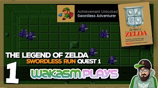 Swordless Run 🗡️ First Quest – The Legend of Zelda ❤️❤️❤️on the NES