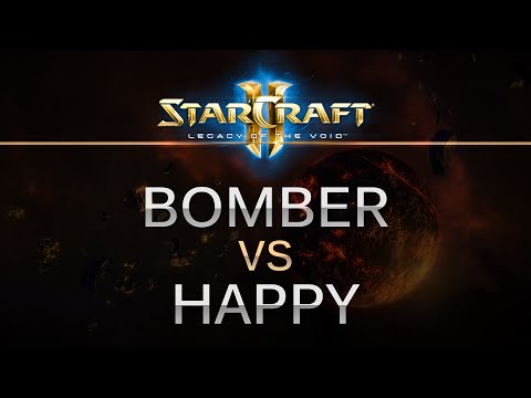 SC2 -- Legacy of the Void -- Bomber (T) v Happy (T) G2 on Dusk Towers
