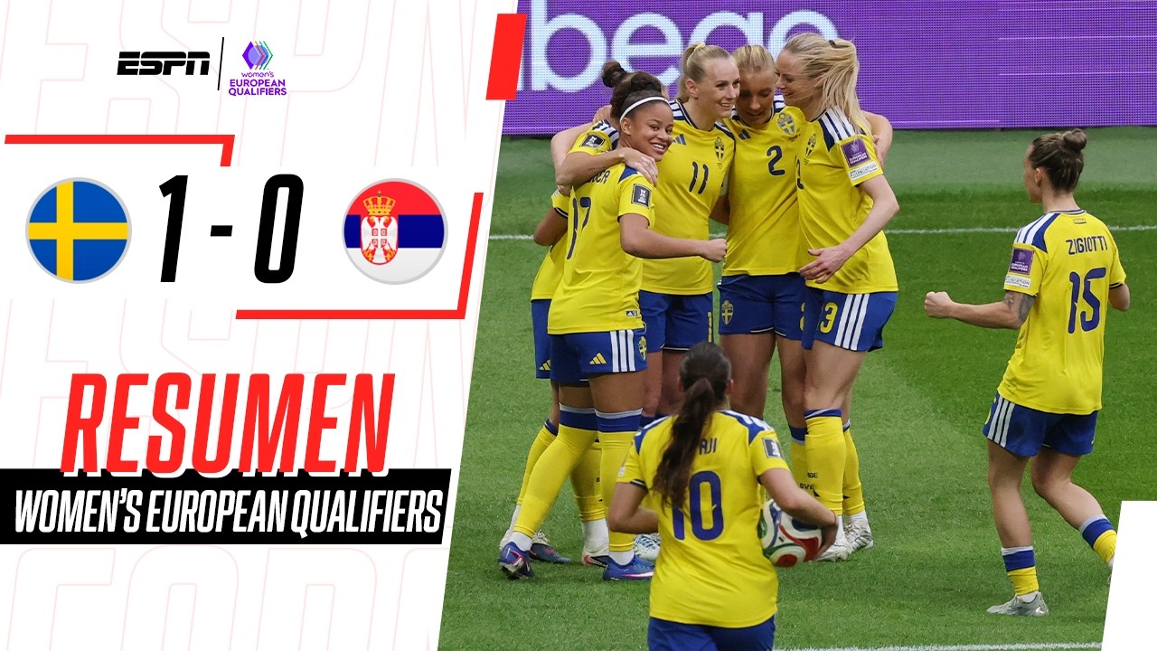 SUECIA SIGUE FIRME EN LA LUCHA POR LA CLASIFICACIÓN AL MUNDIAL | Suecia 1-0 Serbia | RESUMEN
