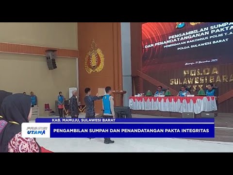 PENGAMBILAN SUMPAH DAN PENANDATANGAN PAKTA INTEGRITAS PENERIMAAN BAKOMSUS POLRI