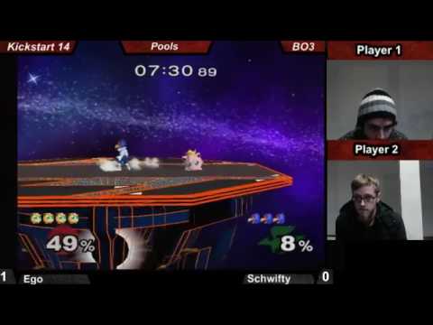 KickStart 14 Pools Ego (Jigglypuff) Vs Schwifty (Falco)