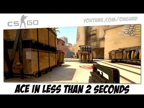 CS:GO - Ace in less than 2 seconds!