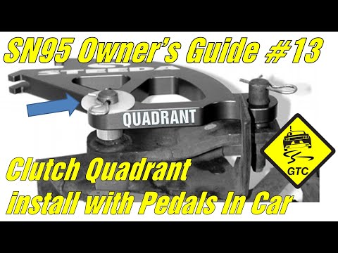SN95 Owner's Guide #13 - Clutch Quadrant, Cable & Firewall Adjuster Install