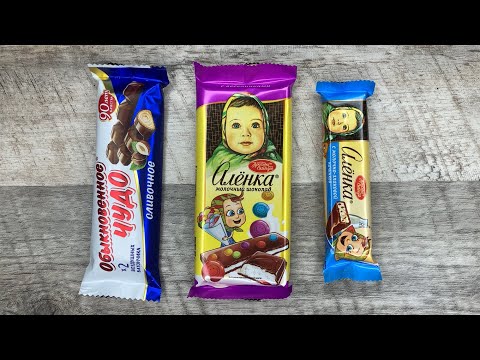 Unpacking of Russian sweets / Аленка & Обыкновенное чудо 😋