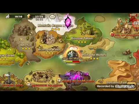 Summoners wars - matando al gigante primitivo. PAN'GHOR