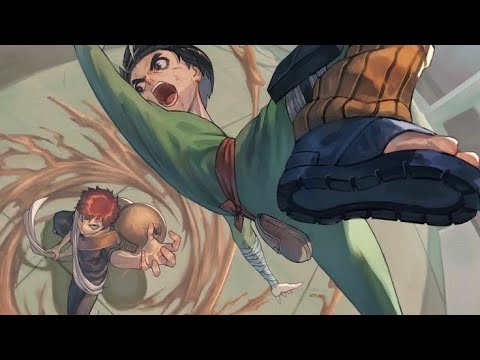 Gaara vs Rock Lee (Гаара против Рока Ли) AMV