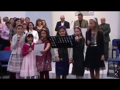 Ce frumos e sa fii copil si pe Domnul sa-L iubesti...-un grup de copii ai Bisericii Muntele Sionului