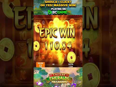 Thumbnail for video: EASTERN EMERALDS MEGAWAYS MASSIVE MULTIS #bcgame #casino #casinostream #casinogame #ad #slots #gambl