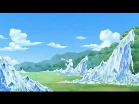 One piece Admiral Aokiji crosses the sea on a bike