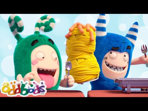 ODDBODS' Tummies Are Satisfied | Cartoons for Children Video