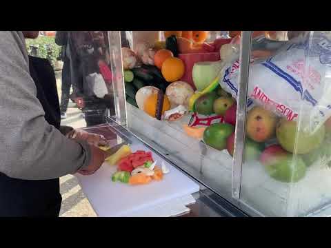 爱上墨西哥水果杯 fall in love with Mexican fruit cup in LA