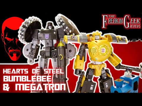 STEAMY & STICKY! | Timelines Hearts of Steel BUMBLEBEE & MEGATRON: EmGo's Transformers Reviews