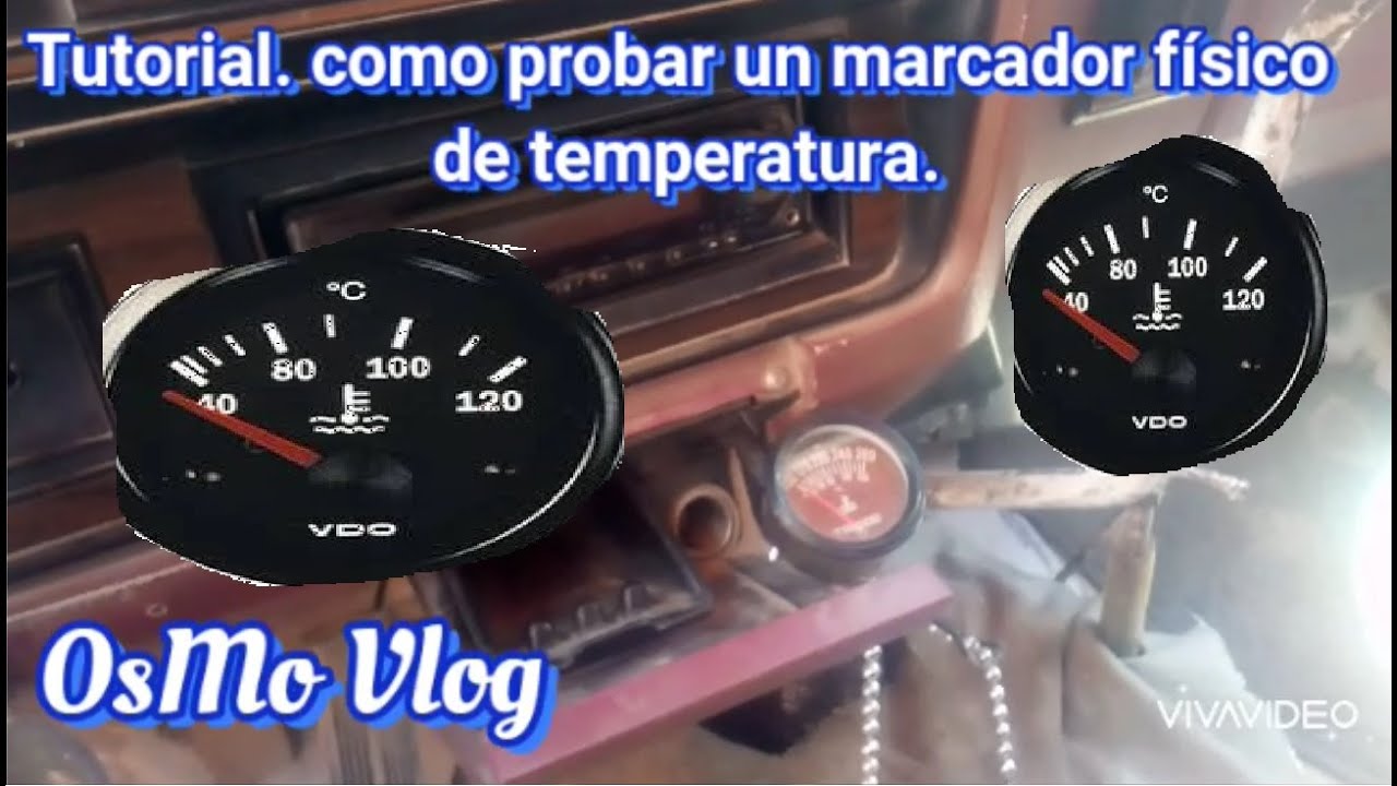 Tutorial Como probar un marcador fisico de temperatura.
