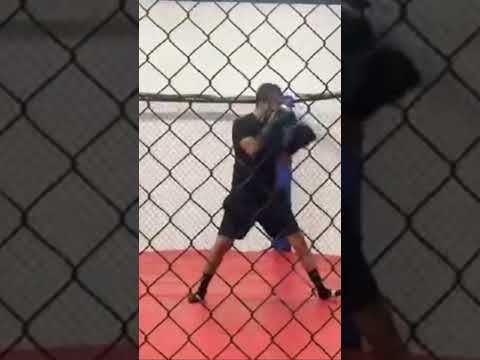 Sesión de sparring de box