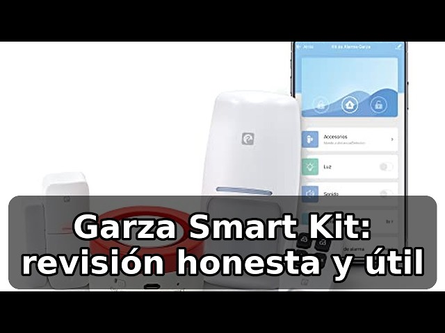 Vídeo relacionado con Garza Smart - Kit Sistema de Alarma Inteligente Wifi para el hogar, Sirena 120 dB, Sensor Movimiento y Apertura de Puertas/Ventanas, Alarma sin cuotas, Wifi 2,4 GHz, Control remoto a través de app
