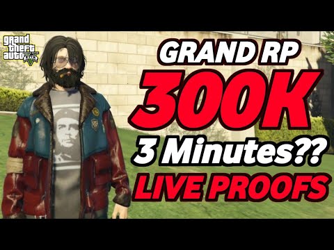 How to Earn 300K in 3 Minutes in Grand RP With Proofs | Grand RP Make Money Fast