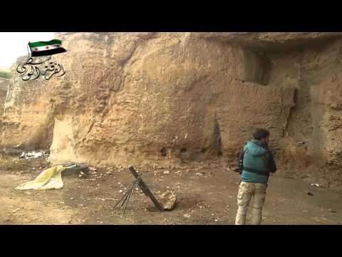 استهداف مقرات النظام بقذائف الهاون من قبل الفرقة الوسطى على جبهة العيس في ريف حلب الجنوبي