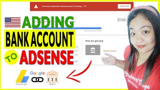 ADSENSE PAYMENT METHOD: for UNITED STATES | ADDING BANK ACCOUNT AND VERIFYING THE TEST DEPOSIT