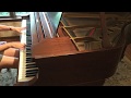 Tiiu's 1st video on 1926 Grand Piano Stein Way!