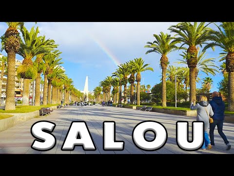 🌈 Salou in 4K | Tarragona Barcelona | Walk Tour Spain 🌊🏖️