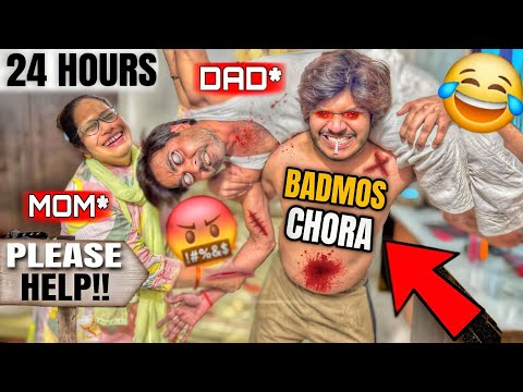 BADMOS CHORA FOR 24 HOURS!😂 PRANKS ON MY ANGRY PARENTS 🤬 || GONE WRONG ❌️ | Skater Himanshu