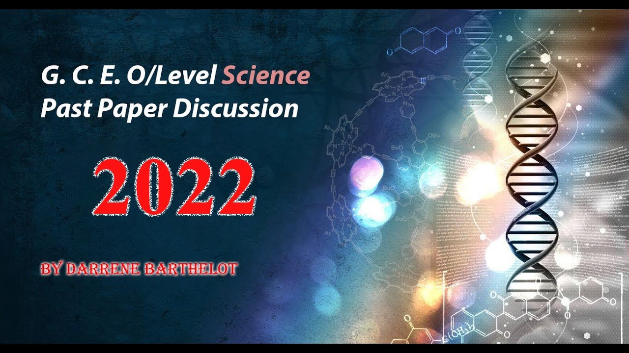 O/L Science English Medium Past Paper Discussion - 2022