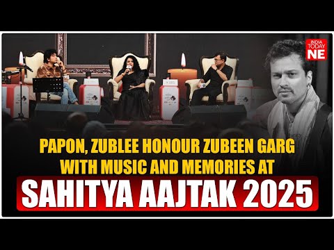 Papon, Zublee honour Zubeen Garg with music and memories at Sahitya AajTak 2025