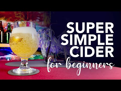 Crazy EASY Hard Cider recipe | One gallon beginner-friendly how to