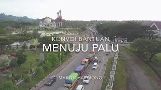 preview picture of video 'Konvoi truk bantuan dari Makassar ke Palu'