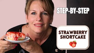 Homemade Strawberry Shortcake with Fresh Berries & Whipped Cream (with an almond extract twist!)