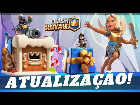 JOGUEI COM A "CURADORA DE BATALHA" E REVELEI 3 SKINS E 3 EMOTES NOVOS NO CLASH ROYALE!!