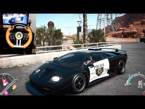 Need For Speed Pay Back Lamborghini Diablo Sv Gameplay Steering Wheel Pxn V3 Pro In Playstation 4...