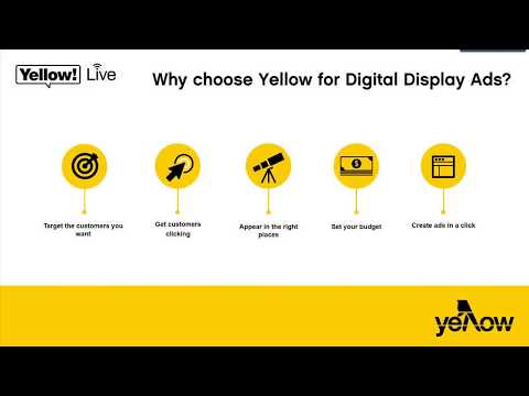 Yellow Live Webinar - Yellow Digital Display