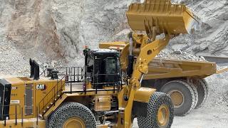 Brand New Cat 992 Wheel Loader & Cat 777 Dumpers In Action!! Interkat SA - 4K