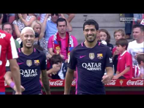 Neymar Vs Sporting Gijon (Away) 720p (24.09.2016) - 720P HD
