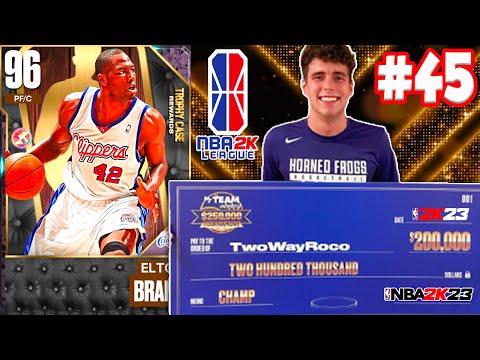 ROAD TO THE $250K TOURNAMENT #45- PLAYING AGAINST A $250K QUALIFIER & 2K LEAGUE PRO! NBA 2K23 MyTEAM