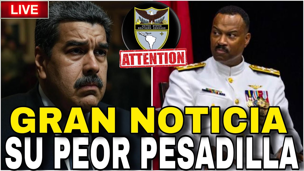 EN VIVO🚨: EEUU Comando Sur ARREMETE en contra del Dictador Nicolás Maduro
