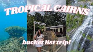 Cairns Vlog 🌊 Great Barrier Reef, Kuranda Scenic Railway, Esplanade Lagoon & More!