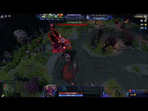 Easy way to win boss DOTA 2  (Aghanim Labyrinth) : Corupted Fae (Dark Willow)