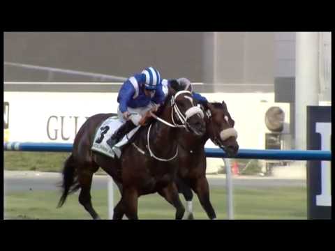 Soft Falling Rain wins the Godolphin Mile at the Dubai World Cup