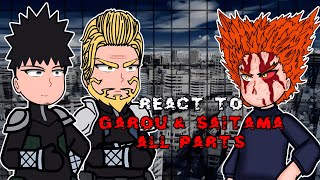 Kaiju No.8 react to Garou & Saitama || OPM || ALL PARTS || - GC