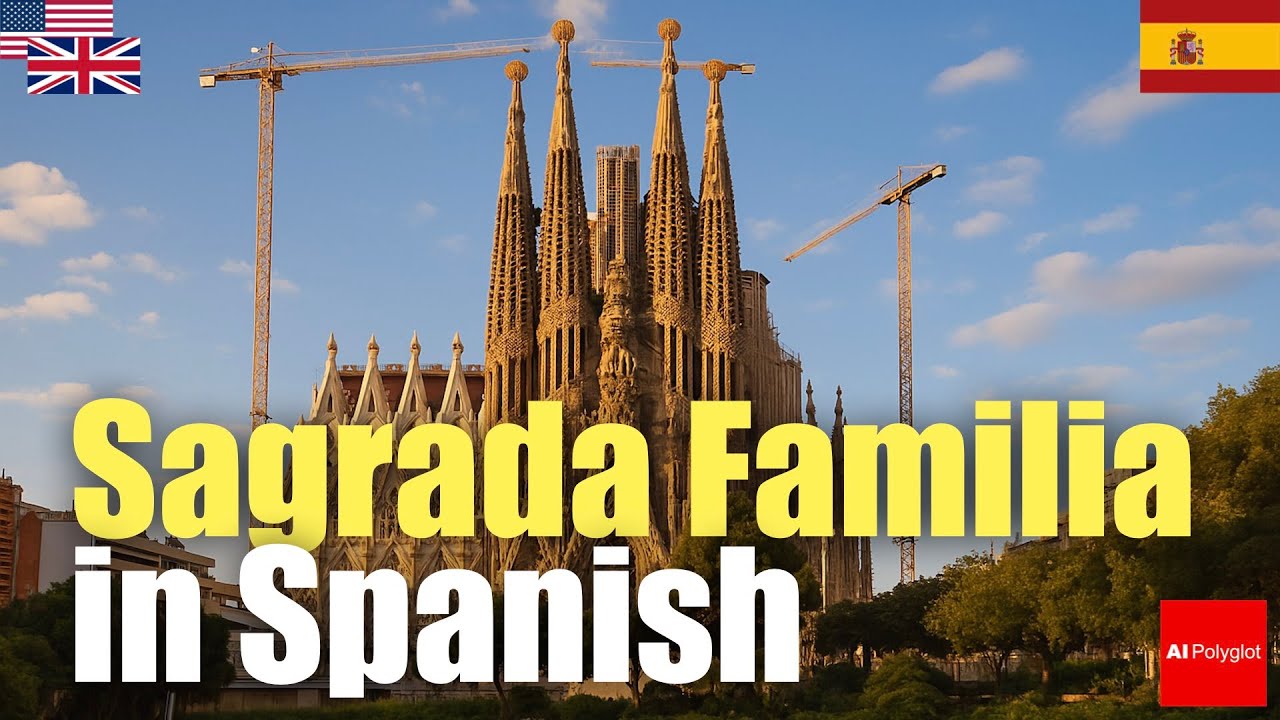 Sagrada Familia in Spanish | Passive listening | L2Language | with hiragana Sagrada Familia in Spanish | Passive listening | L2Language | with hiragana
