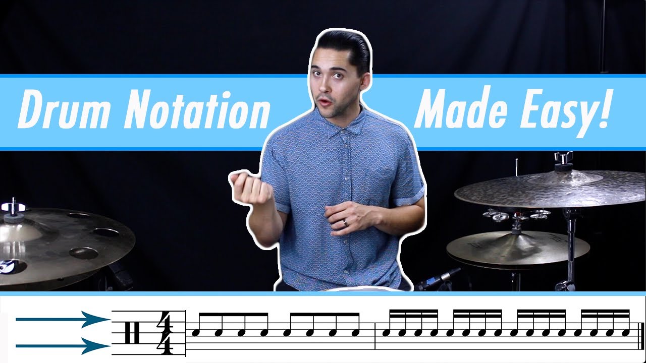 The Basics of Reading (drum notation) for Beginners! Drum Lesson