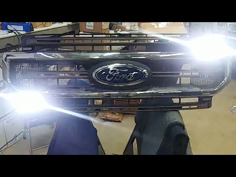 DIY Tech Tip: How to Mount mpower 3-inch Strobes in 2020 Super Duty King Ranch Grille