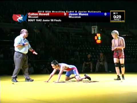Junior Greco-Roman Finals 98 pounds - Colton Howell vs. Jason Munoz
