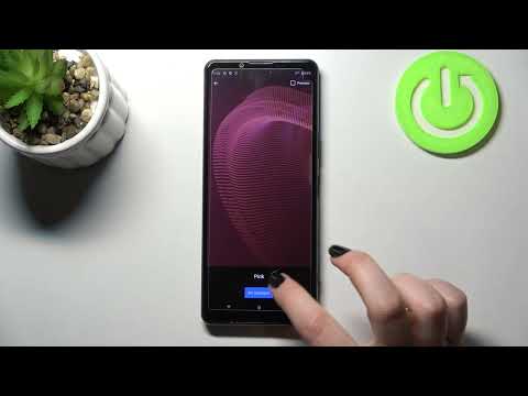 How to Change Wallpaper on SONY Xperia 5 III - Default Wallpaper