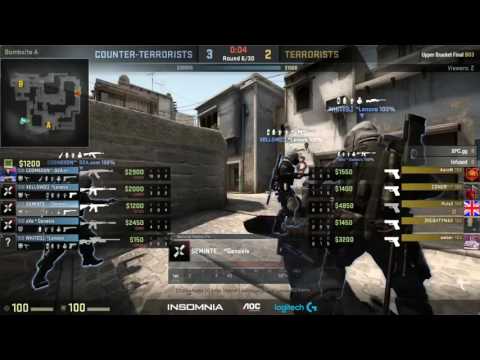 [UKCSGO] 27.08.2016 - Infused vs XPCgg @ Insomnia 58 Upper Bracket Final Map 1